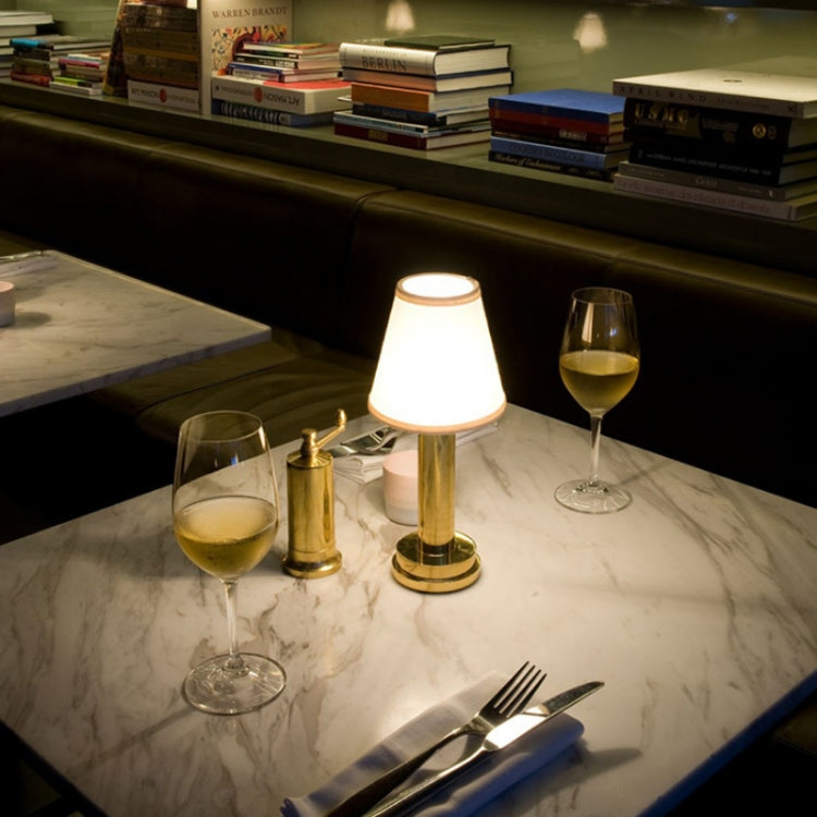 USB Charging Ambience Light LED Bedside Small Night Light(Silver) by bashfashion