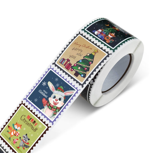 Christmas Sticker Decorative Gift Card Packaging Seal Sticker, Size: 38x38mm(K-211-R1) by bashfashion