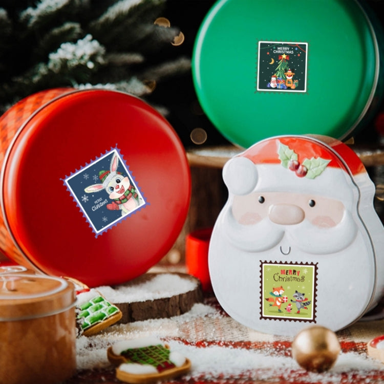 Christmas Sticker Decorative Gift Card Packaging Seal Sticker, Size: 38x38mm(K-211-R1) by bashfashion