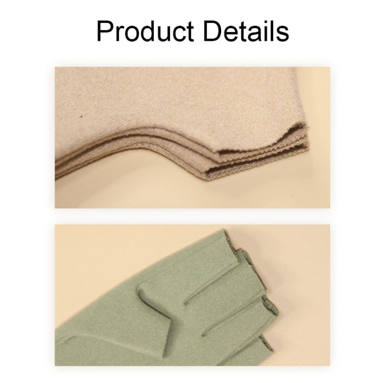 WST-41 Winter Thin Flannel Warm Finger Gloves Nail Protective Gloves, Spec: Finger (Pink) by bashfashion