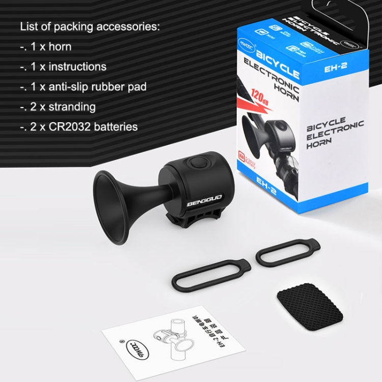 BG-3502 Bicycle Small and Portable Electric Horn Children Car Bell(Red) by bashfashion