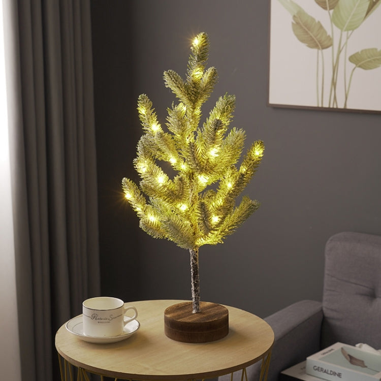 FS-SD045 Pine Needle Tree LED Christmas Atmosphere Home Decoration Light(Warm White) by bashfashion