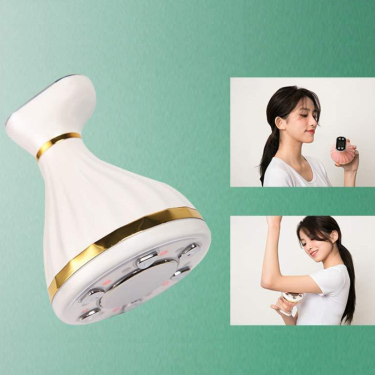 7 in 1 RF Skin Rejuvenation Firming Ultrasonic Weight Loss Instrument(Pink+White) by bashfashion