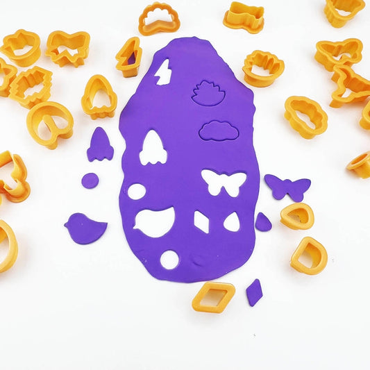 106-1 116 In 1 Clay Cutter Set DIY Clay Earring Mould Clay Earrings Making Tools(Dark Green) by bashfashion