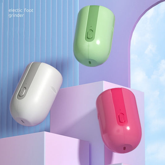 J002 Automatic Electric Foot Grinder Exfoliating Pedicure Tool(White) by bashfashion