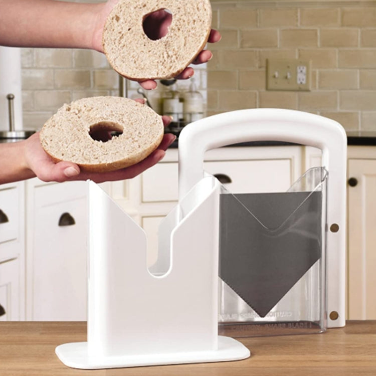 Kitchen Tools Bagel Guillotine Slicer Bread Cutter Baking Tools by bashfashion