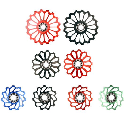 BIKERSAY Bicycle Rear Derailleur Bearing Guide Wheel Accessories, Color: SDL-11 Black by BIKERSAY