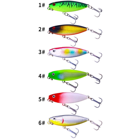 HENGJIA PE041 Long-distance Casting Floating Lead False Lure, Size: 6cm 6.5g(6 Color) by HENGJIA