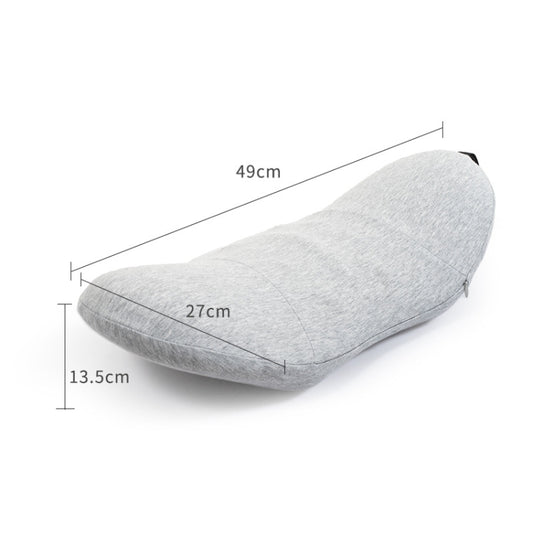 Memory Foam Lumbar Spine Cushion Pregnant Women Sleeping Lumbar Pillow(Dark Gray) by bashfashion