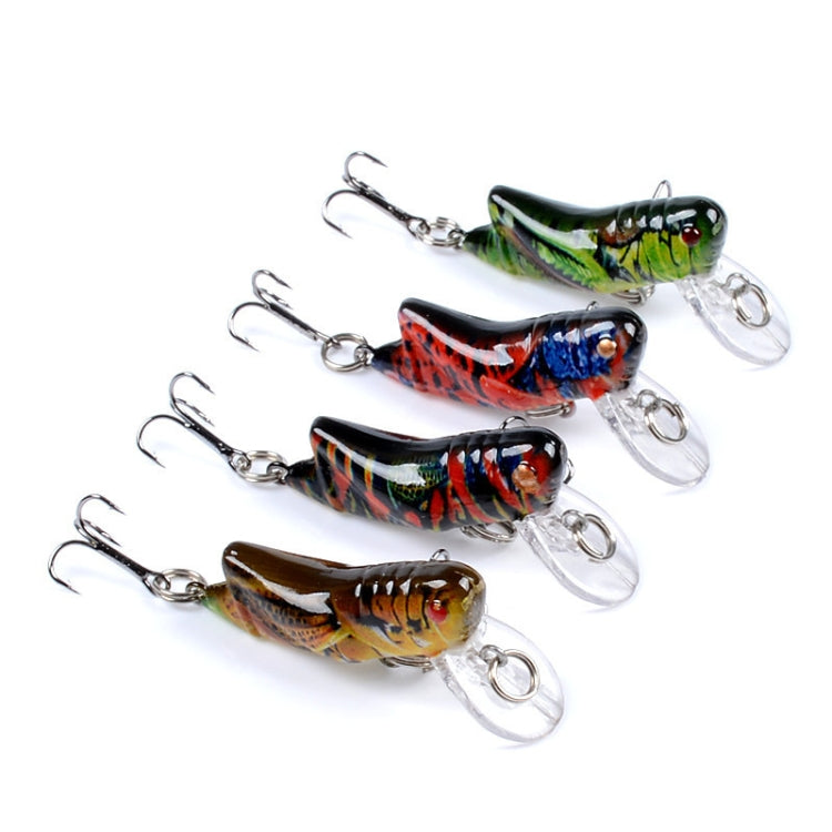 LB119 Insect Grasshopper Bionic Bait Painted Plastic Hard Bait(1) by bashfashion