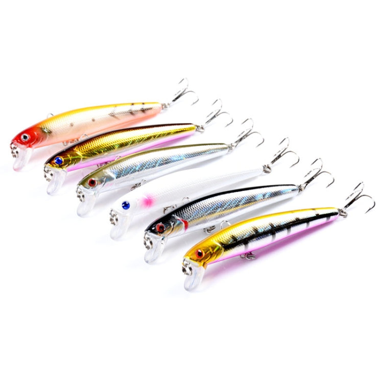 5 PCS M0205 9.6cm/9.8g Minnow Bionic Fake Bait Plastic Floating Hard Bait(3) by bashfashion