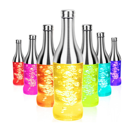 3W LED Wine Bottle Light Dazzling Night Light Decorative Night Light(RGB) by bashfashion