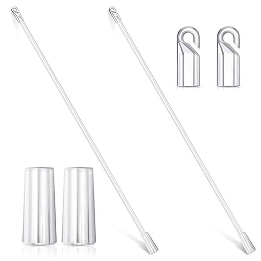 Blinds Acrylic Transparent Rod Move Light Rod With Hook Handle, Size: 24 Inch by bashfashion