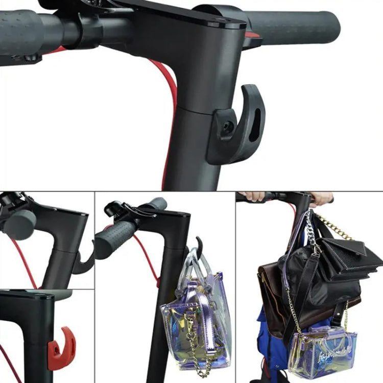 2pcs For Xiaomi M365 Series Electric Scooter Universal Storage Hook(Black) by bashfashion