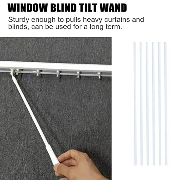 12 Inch Aluminum Alloy Rotary Rod Blinds Rod Adjustable Light Bar With Hook Handle by bashfashion