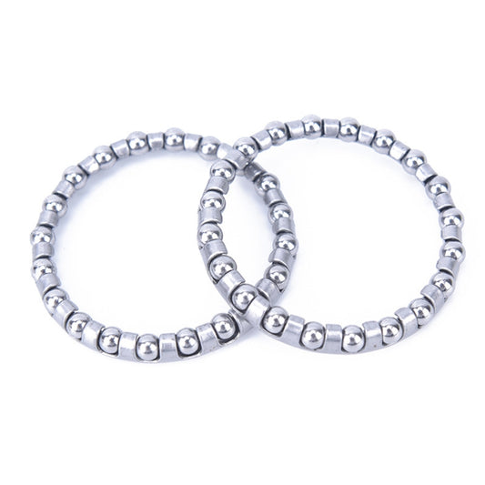 2pcs For Xiaomi M365/Pro Scooter Steering Bearing(Silver) by bashfashion