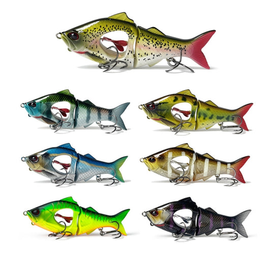 10g/8.5cm Long Casting Slow Sinking Spinning Multi-section Sea Fishing Freshwater Lures(06) by bashfashion
