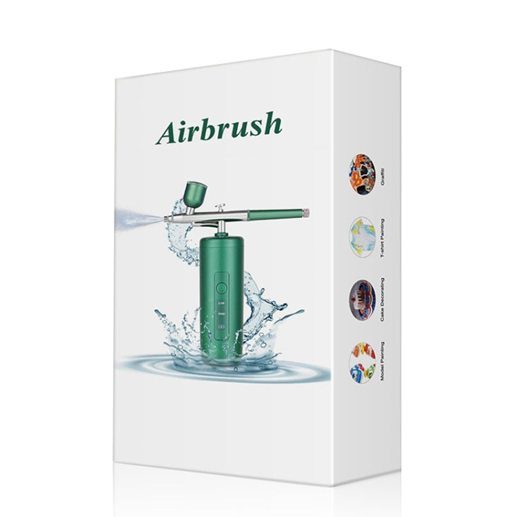 High Pressure Nano Injection Instrument Home Portable Moisturizing Spray(Dark Green) by bashfashion