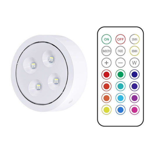 3 Light 1 Remote Set 13-colour Remote Control Ambient Light Cabinet Touch Hockey Night Light by bashfashion