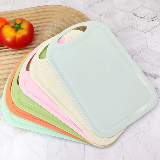 10 PCS Plastic Anti-Slip Kitchen Cutting Board(No. 1 Green) by bashfashion