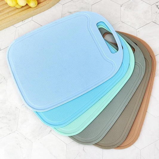 10 PCS Plastic Anti-Slip Kitchen Cutting Board(No. 2 Light Green) by bashfashion