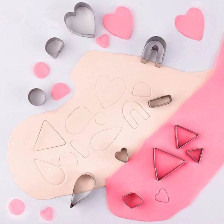 36 In 1 Stainless Steel Polymer Clay Earring Cutters Baking Mould by bashfashion