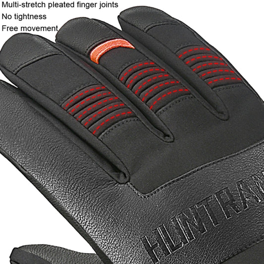 HUNTRANGE A055 Waterproof Riding Sports Touch Screen Keep Warm Gloves, Size: XL(Black) by HUNTRANGE