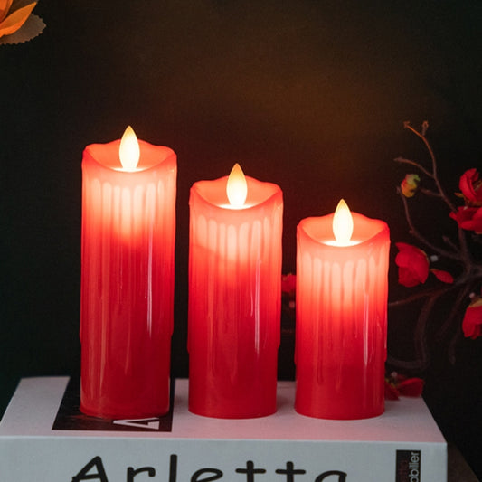 2 PCS Electronic Candle Light Swinging Wick Simulation Candle Lamp, Size: 5x13cm by bashfashion