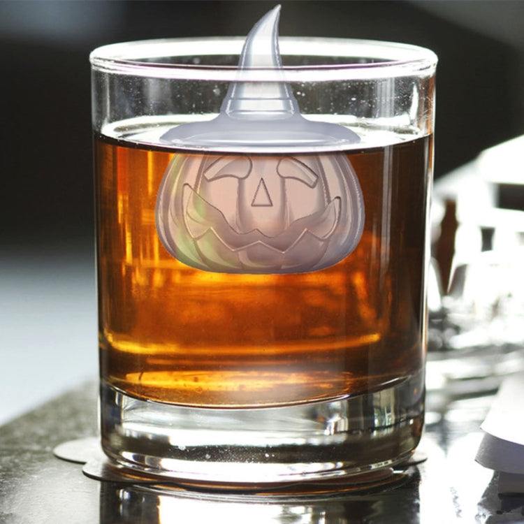 Pumpkin Ice Cream Silicone Ice Grid Mold Chocolate Whiskey Ice Cubes Ice Hockey(Gold) by bashfashion