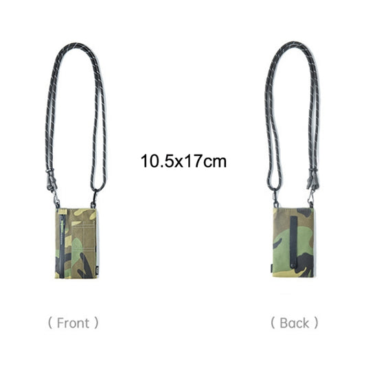 Maden TSS2207203 Retro Messenger Bag Single-shoulder Outdoor Hand-held Fanny Pack Phone Bag(Camouflage) by Maden