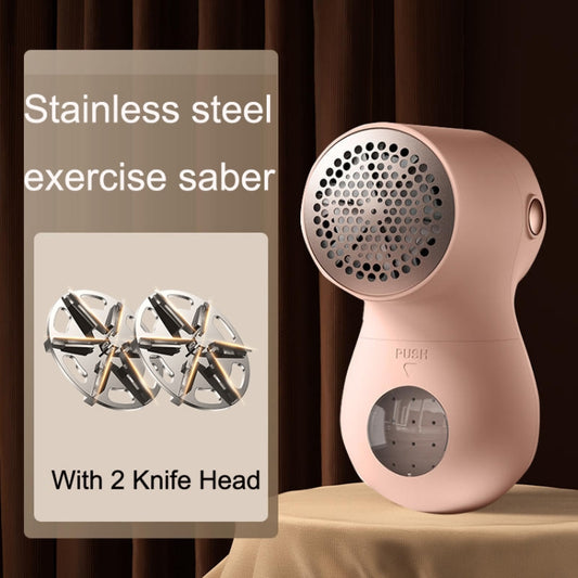 Joyroom JR-CY517 USB Clothes Pilling Trimmer Household Hair Remover, Style: With 2 Knife Head(Pink) by Joyroom