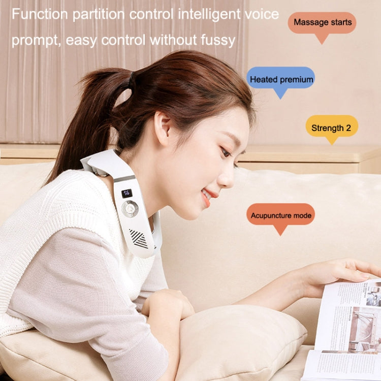 CW1 Household Electric Intelligent Pulse Peck Protector Peck Massager(White) by bashfashion