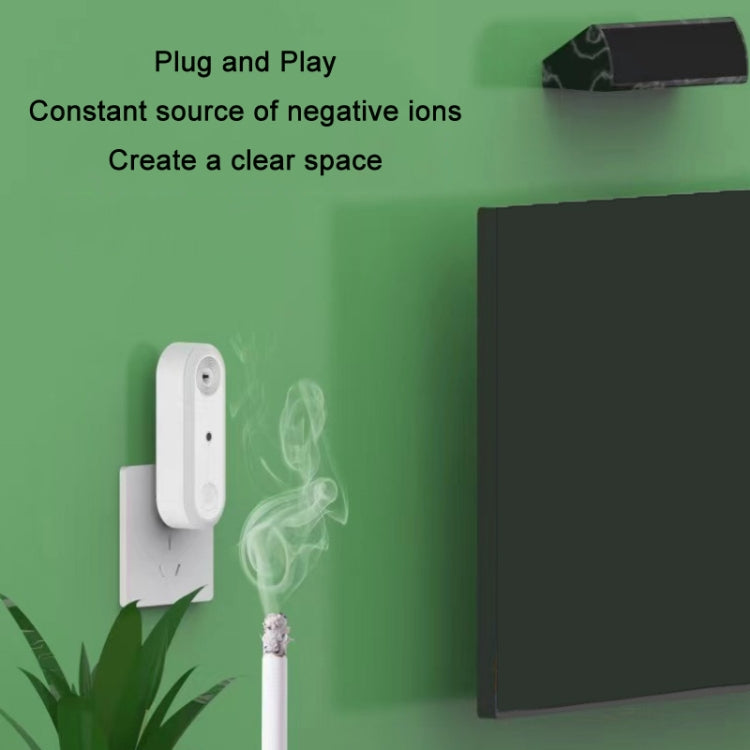 Negative Ion Air Purification Intelligent Sensor LED Night Light(EU Plug) by bashfashion