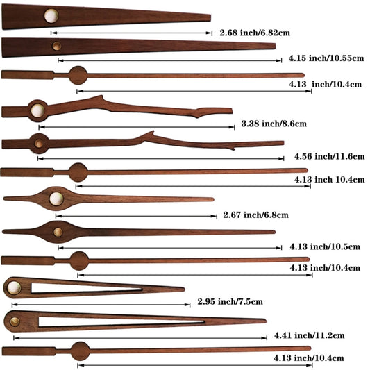 Quartz Clock Dial Repair Kit DIY Wall Clock Parts,Spec: 4 Movements+4 Sets Needles by bashfashion