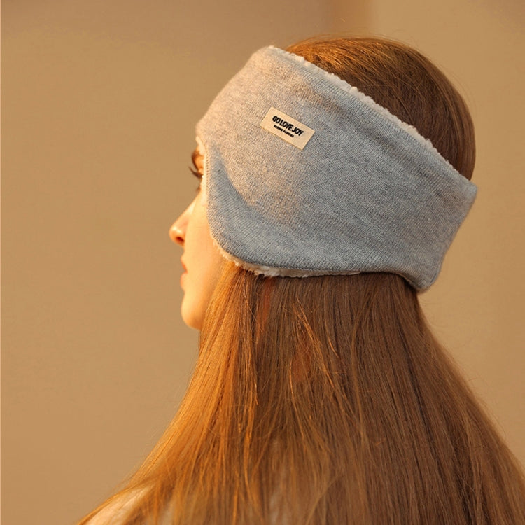 Golovejoy Winter Warm Soundproof Earmuffs + Earplugs Set Sleep Eye Mask(Black) by bashfashion