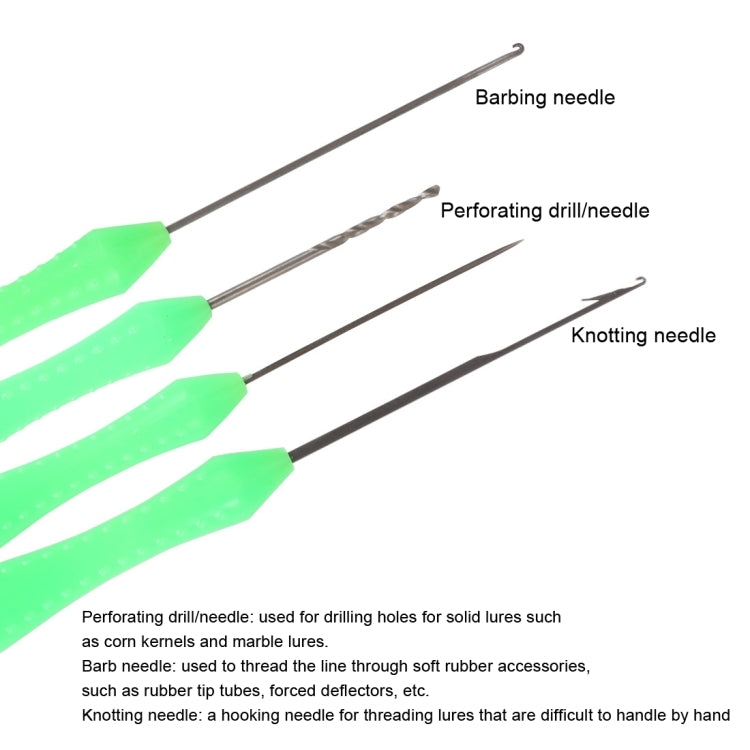 2 PCS / Set Carp Fishing Hook Needle Fishing Bead Bait Hook Needle by bashfashion