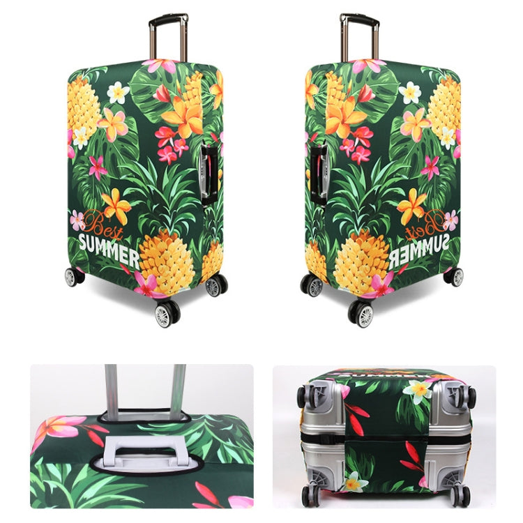 Thickened Wear-resistant Stretch Elastic Luggage Dust Cover, Size: L(Tropical Palm) by bashfashion