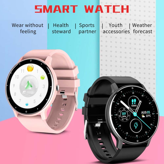 BW0223 Heart Rate/Blood Oxygen/Blood Pressure Monitoring Bluetooth Smart Calling Watch, Color: Silicone Beige by bashfashion