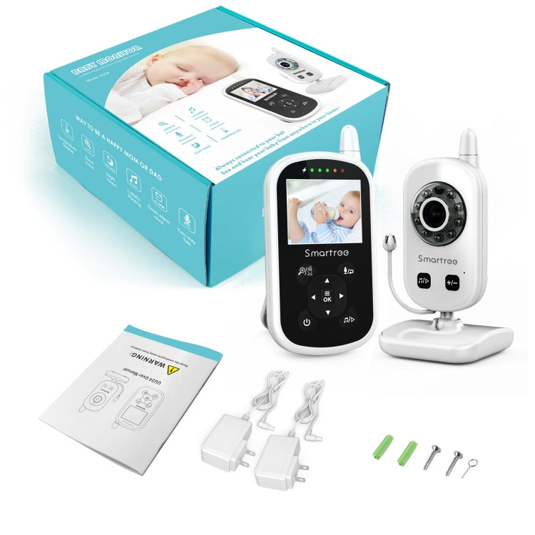 UU24 2.4 Inch Wireless Baby Monitor Camera Temperature Monitor 2 Way Audio VOX Lullaby US Plug by bashfashion