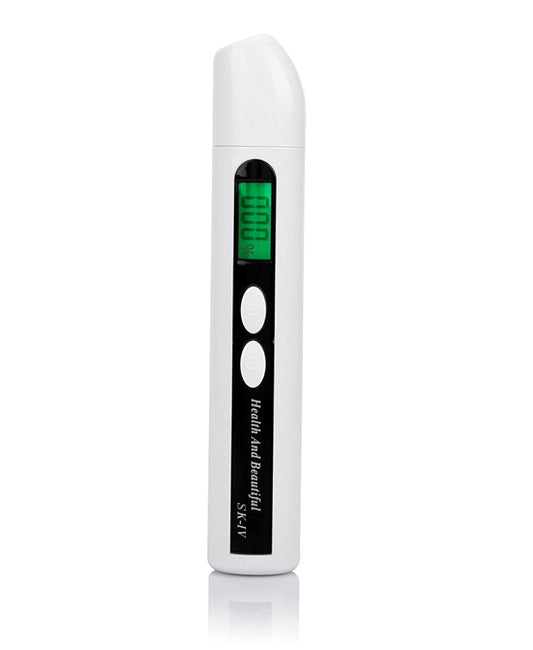 HS-018 LCD Display Skin Analyzer Skin Moisture Tester Skin Oil Test Meter(White) by bashfashion