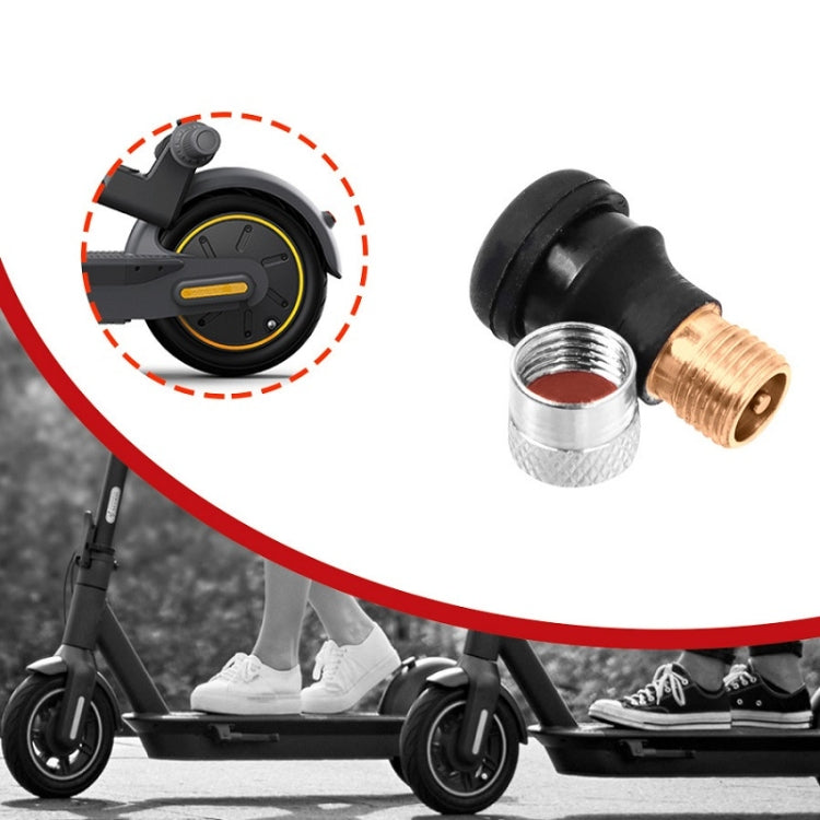 For Ninebot MAX G30 2pcs Scooter Tires Vacuum Nozzle(Black) by bashfashion