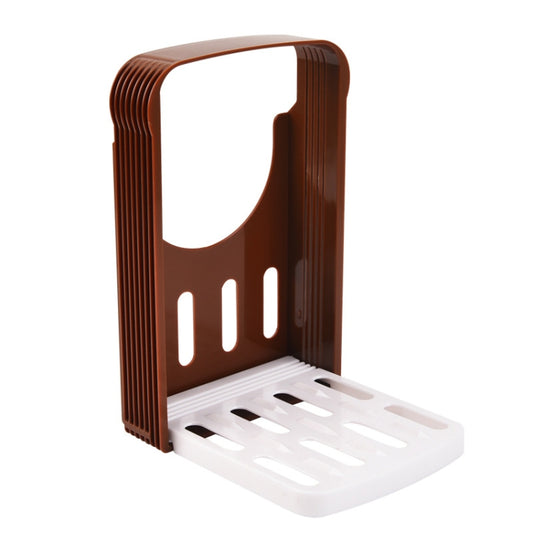 Home Baking Tool Bread Loaf Toast Kitchen Slicer Cutter(Brown) by bashfashion