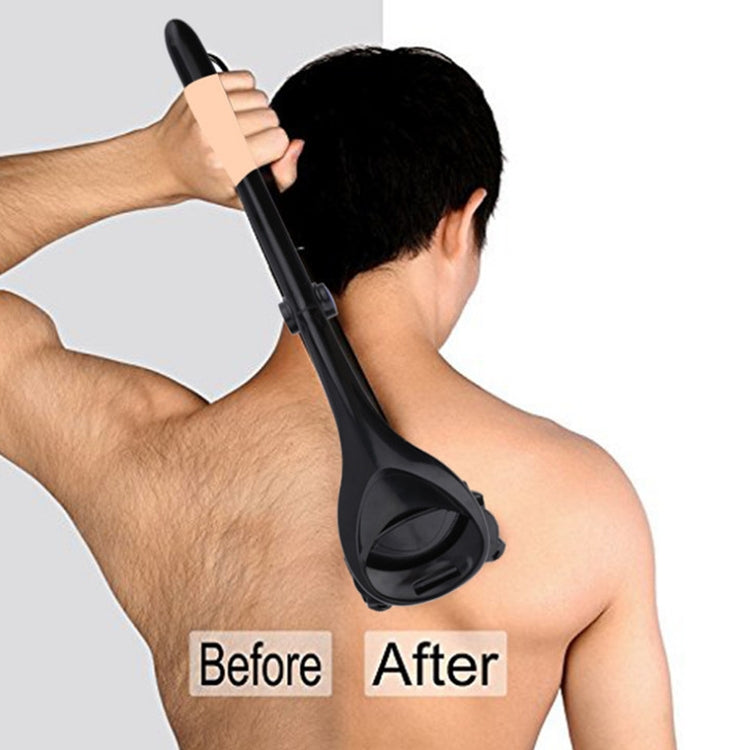 B5 Upgraded Version Manual 3 Knife Heads Back Shavers Long Handle Folded Removable Head Hair Removal by bashfashion