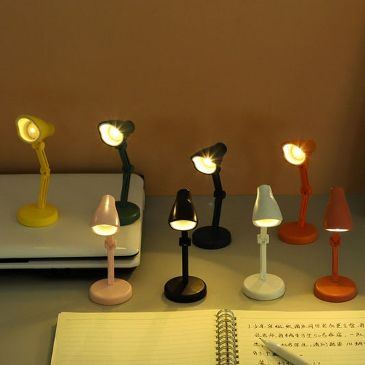 LED Foldable Mini Magnetic Desk Lamp with Clip(LD01 White) by bashfashion