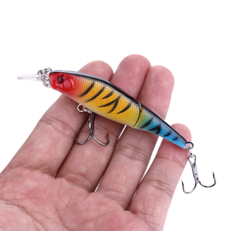 HENGJIA JM010 9cm 7g 2 Sections Bionic Bait With Beads Diving Mino Fake Bait(4) by HENGJIA