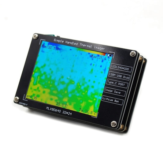 MLX90640 2.8-Inch LCD Digital Infrared Thermal Imaging Inspection Tool by bashfashion
