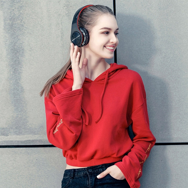 LPT660 Bluetooth Wireless Headset HIFI Stereo Sports Headphones(White+Pink) by bashfashion