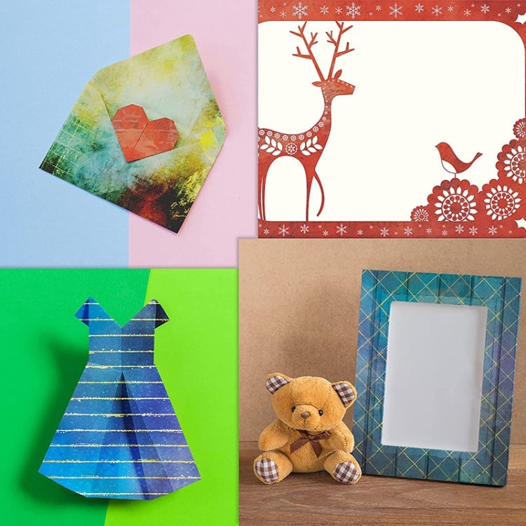 6 Inch 24 Sheets Scrapbooking Background Paper Art Handmade Crafts(Watercolor Starry Sky) by bashfashion