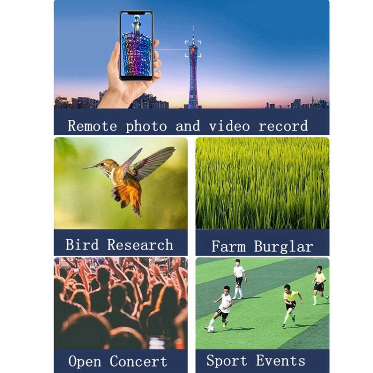 W007 WIFI Digital Telescope 70X Wireless Motion Detection Monitor Monocular With Metal Tripod by bashfashion