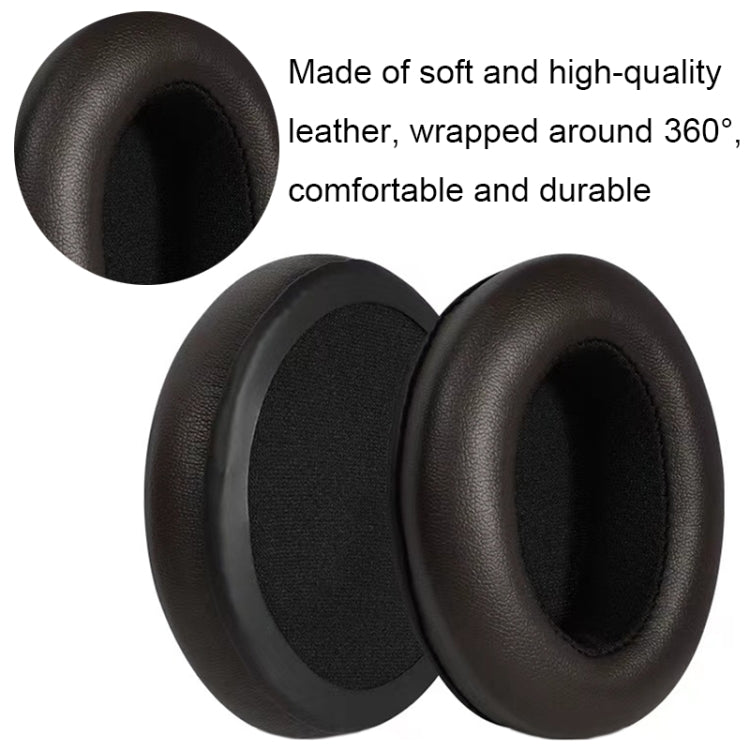 For Sennheiser Momentum 2pcs Soft Comfortable Headset Sponge Cover, Color: Brown Protein by bashfashion